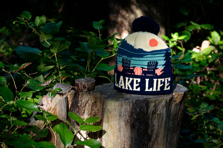 Lake Life PomPom Beanie