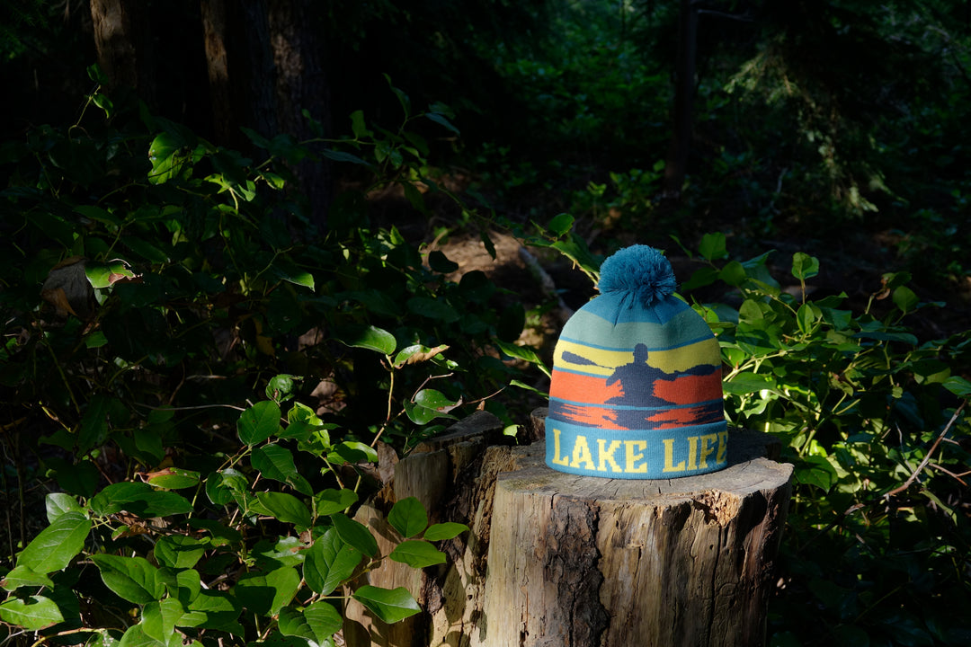 Lake Life PomPom Beanie