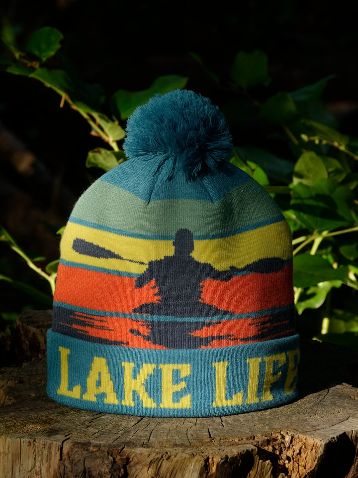 Lake Life PomPom Beanie