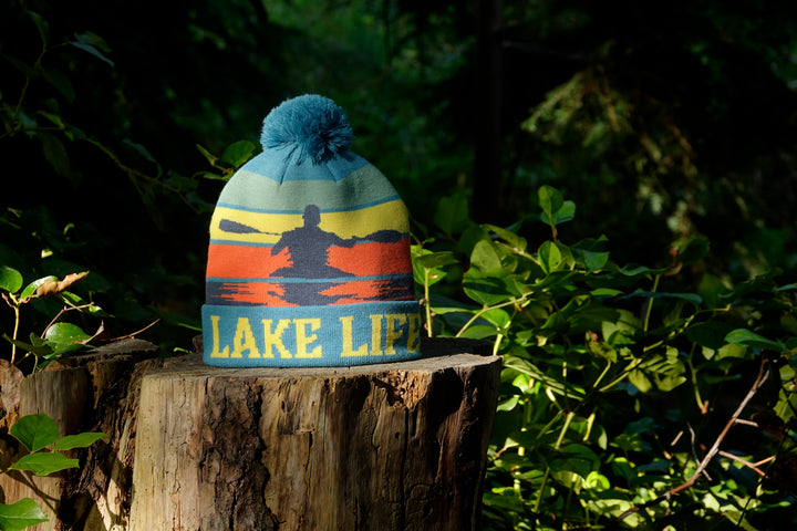 Lake Life PomPom Beanie