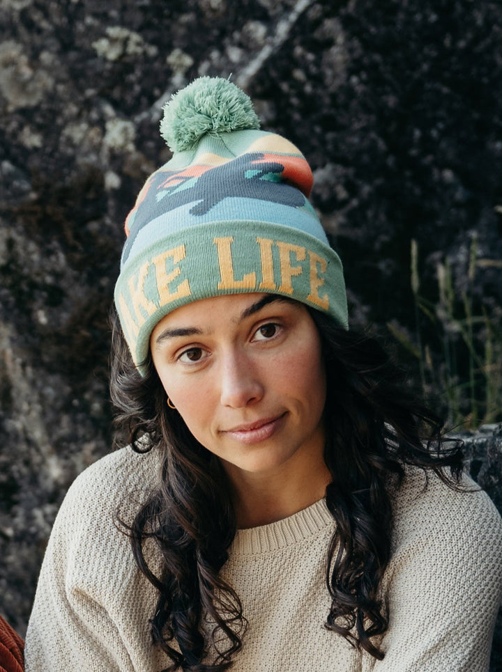 Lake Life PomPom Beanie