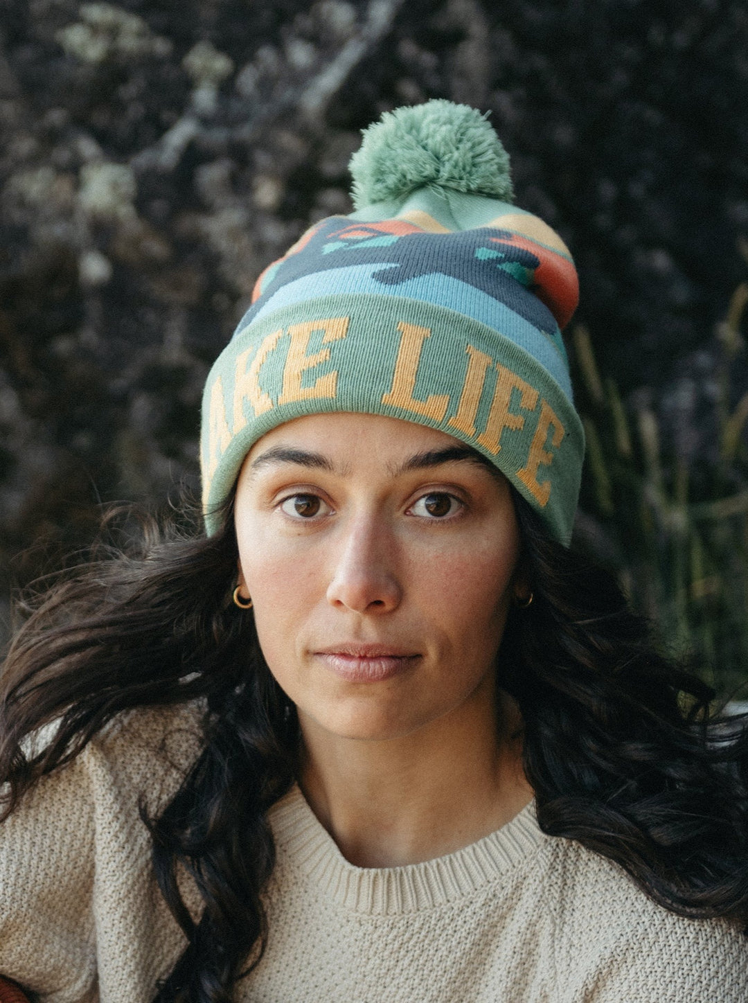 Lake Life PomPom Beanie