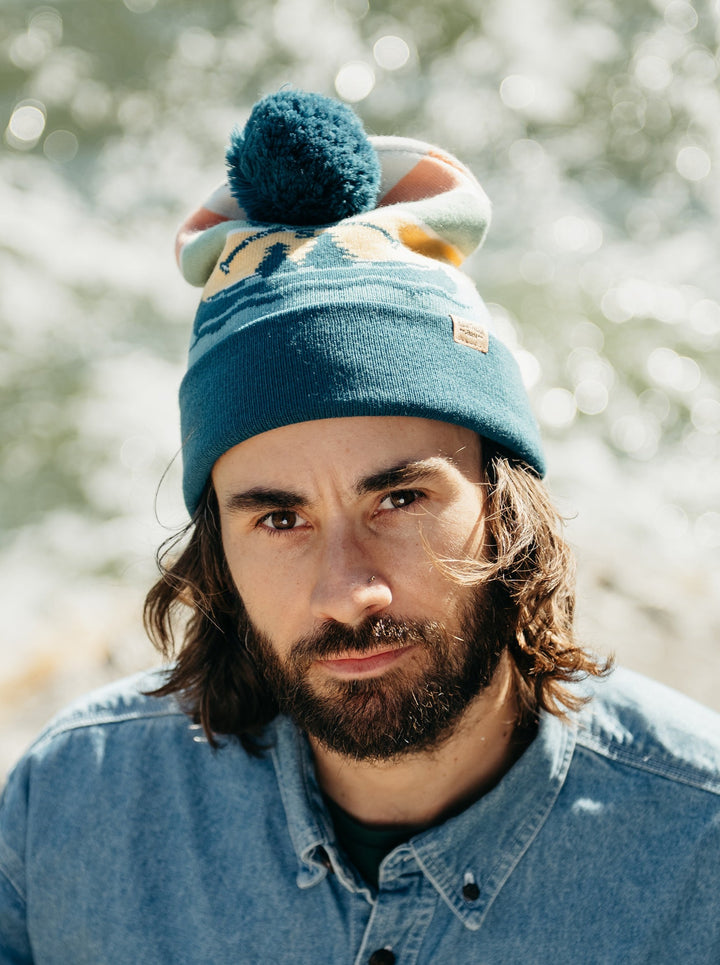 Lake Life PomPom Beanie