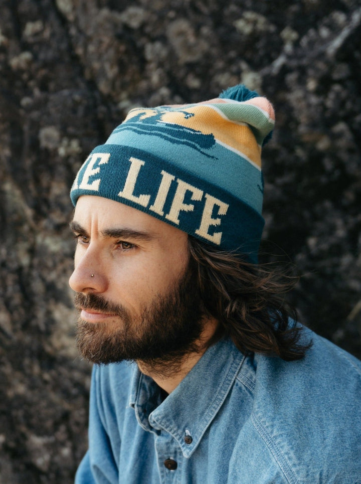 Lake Life PomPom Beanie