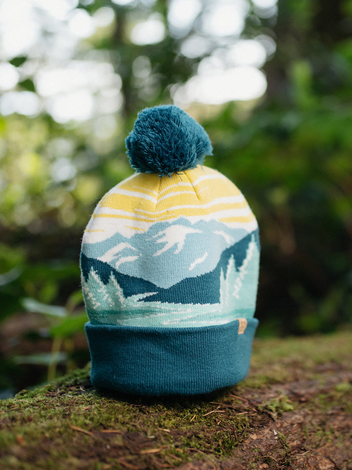 Olympic Mountain National Park PomPom Beanie