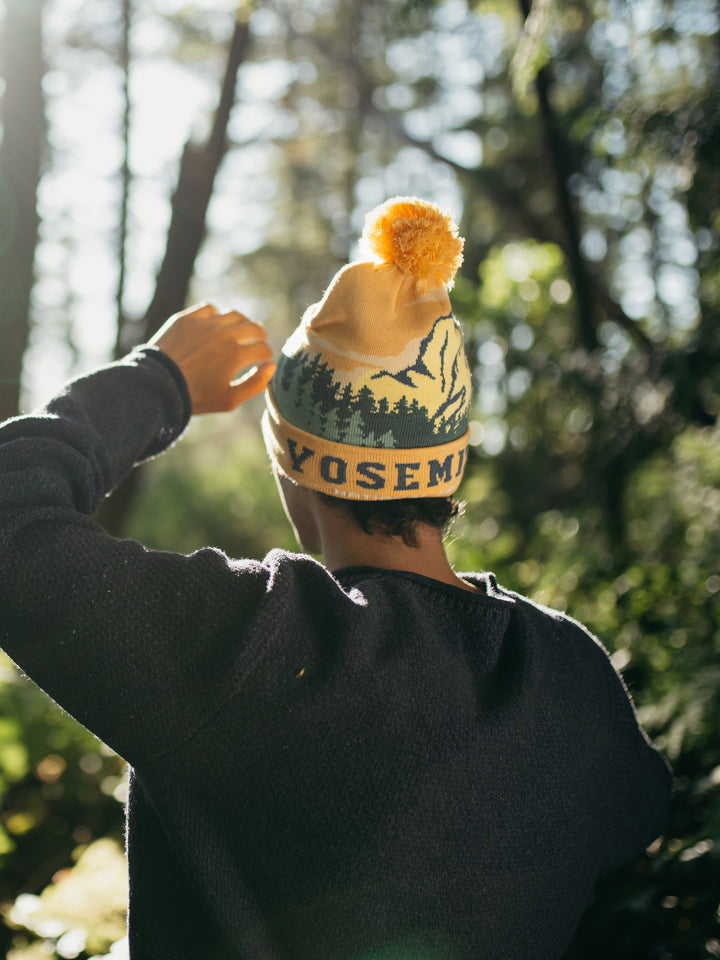 Yosemite National Park PomPom Beanie