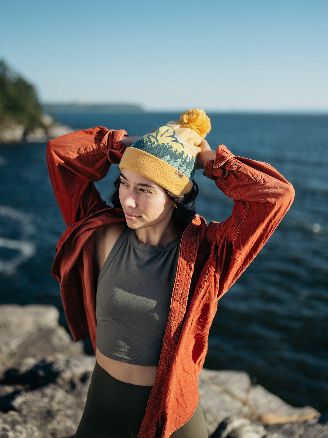 Yosemite National Park PomPom Beanie