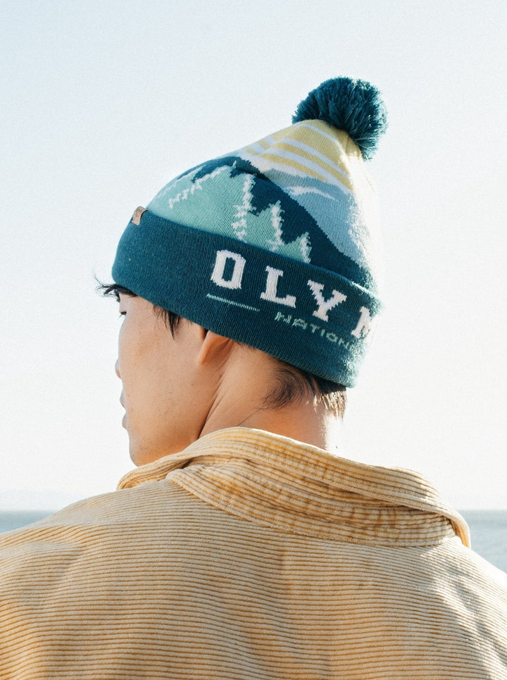 Olympic Mountain National Park PomPom Beanie