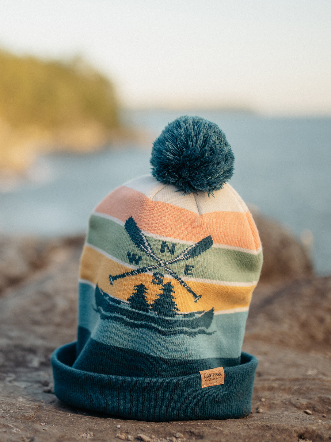 Lake Life PomPom Beanie