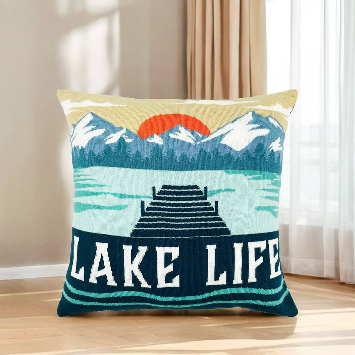 Edge of Tranquility Pillow Cover