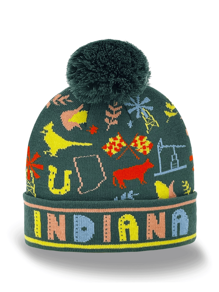 INDIANA STATE ICON BEANIE