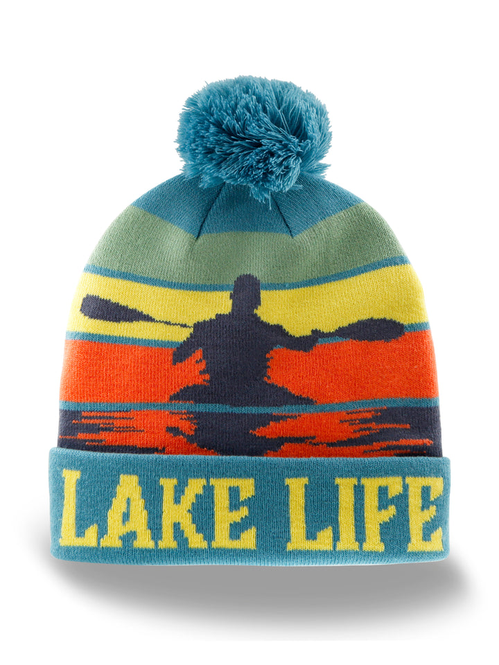 Lake Life PomPom Beanie