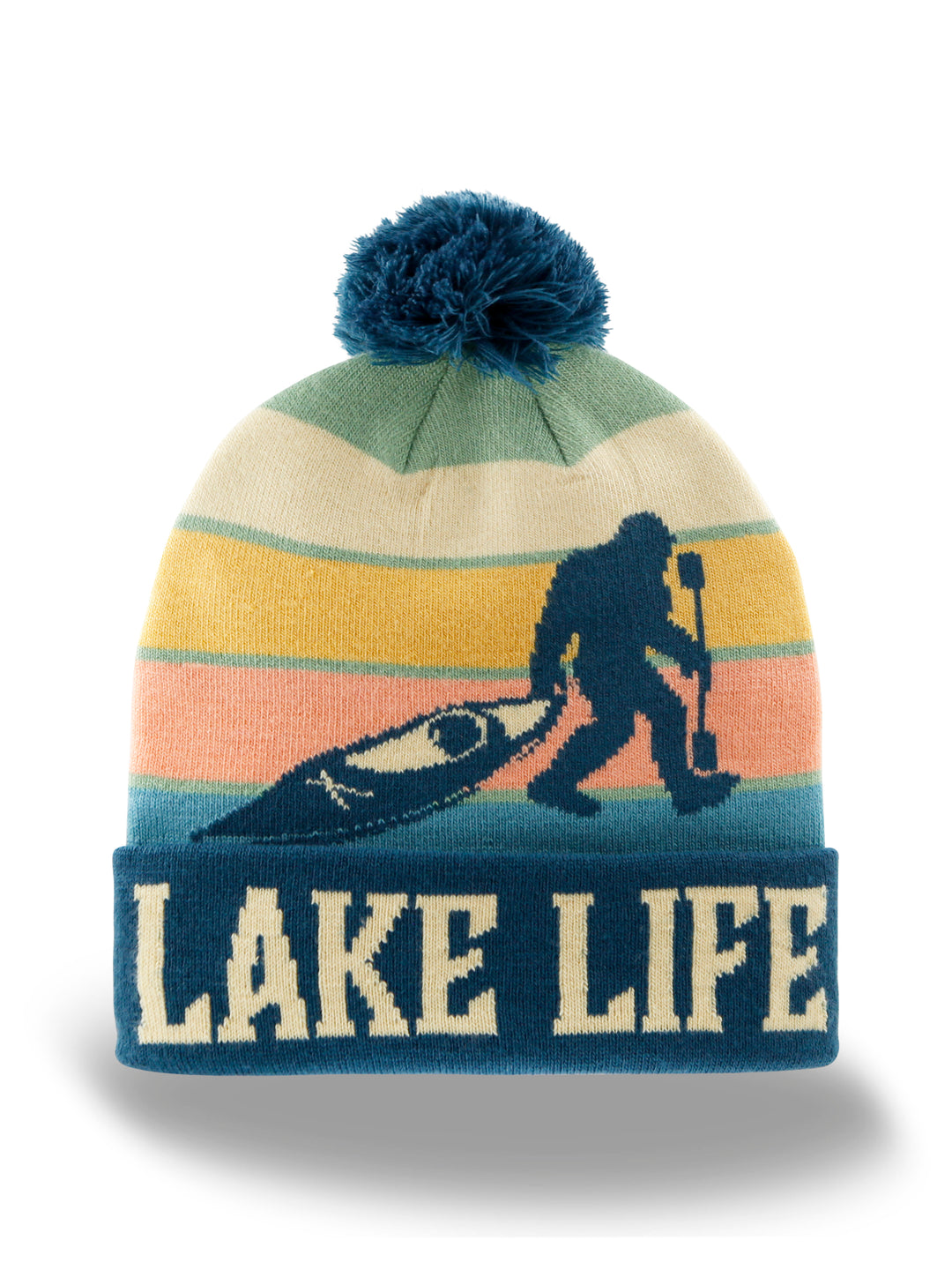 Lake Life PomPom Beanie