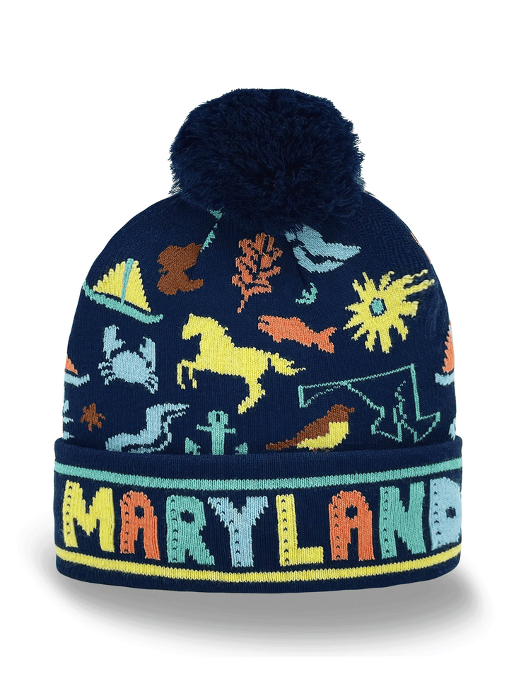 MARYLAND STATE ICON BEANIE