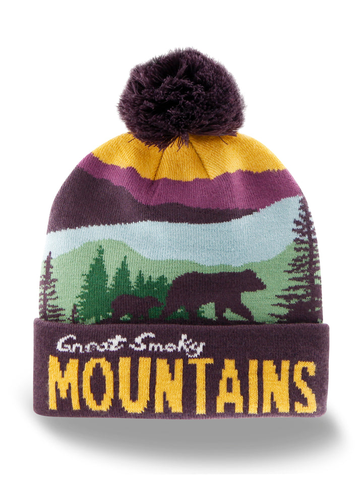 Great Smoky Mountains National Park PomPom Beanie