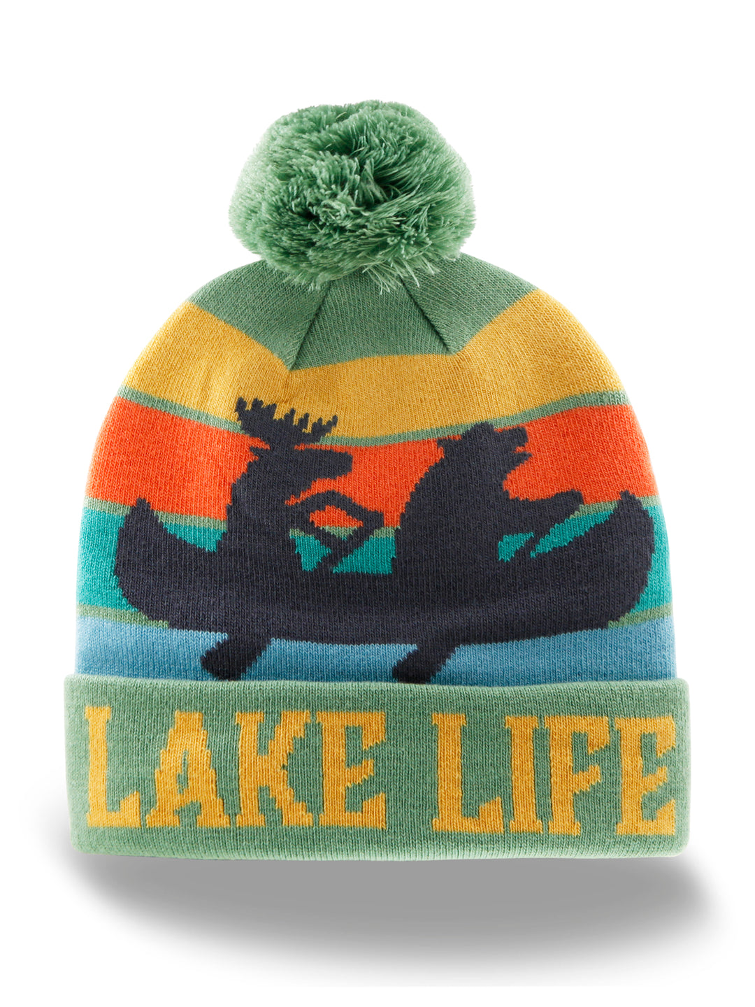 Lake Life PomPom Beanie