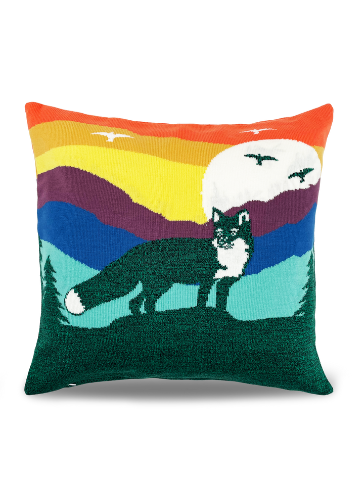 Moonlit Guardian Pillow Cover