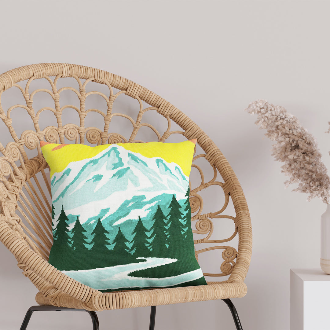 Alpine Reflection Pillow Cover