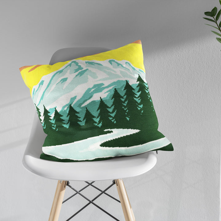 Alpine Reflection Pillow Cover