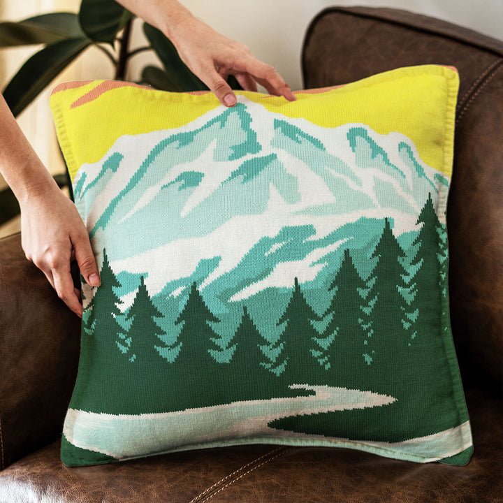 Alpine Reflection Pillow Cover