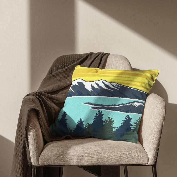 Summit Reflections Pillow Cover