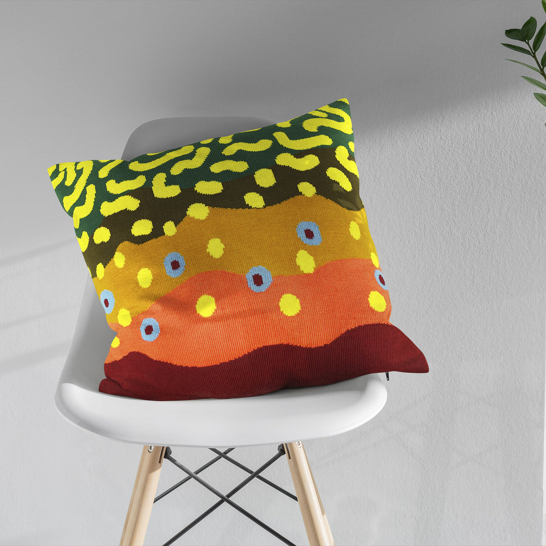 Brook Trout Pillow Cover