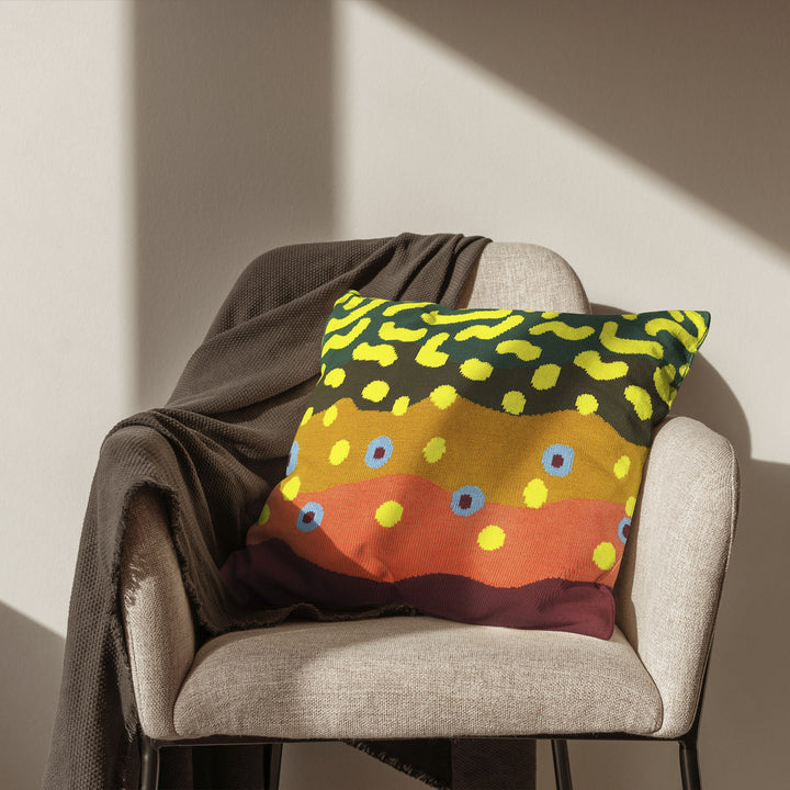 Brook Trout Pillow Cover