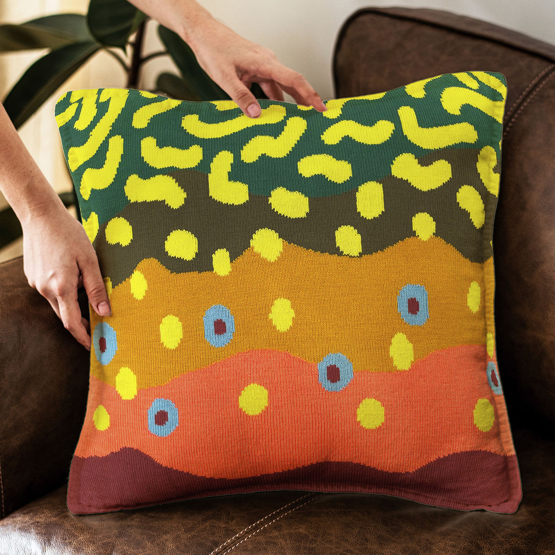 Brook Trout Pillow Cover