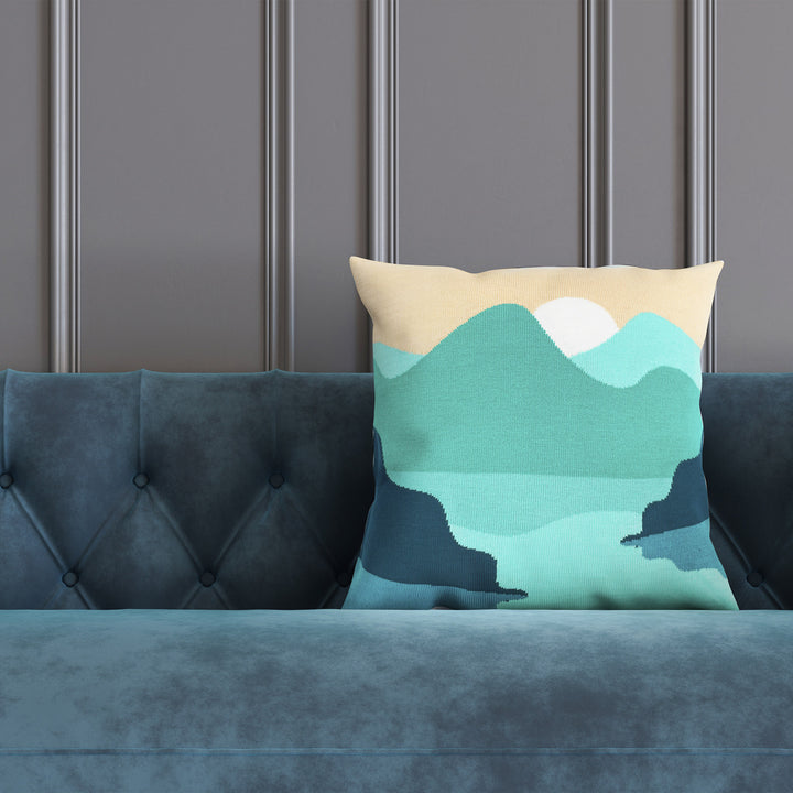 Misty Cove Pillow Cover