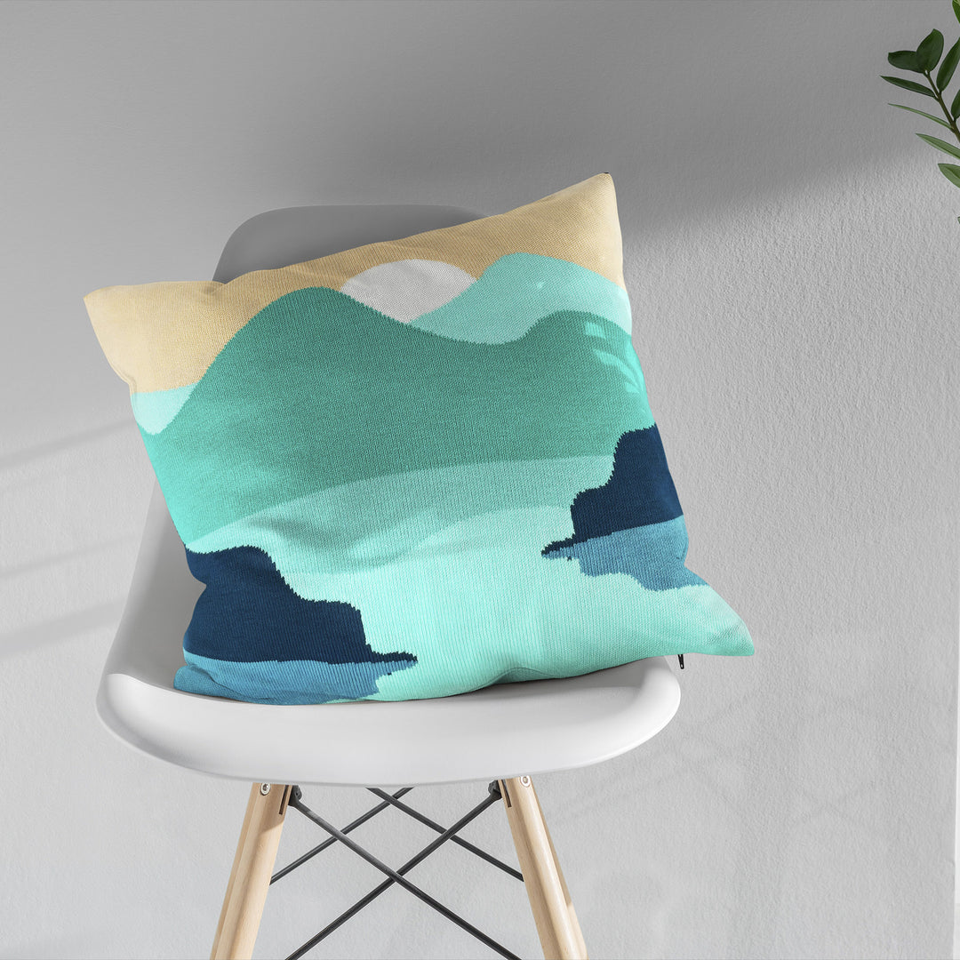 Misty Cove Pillow Cover