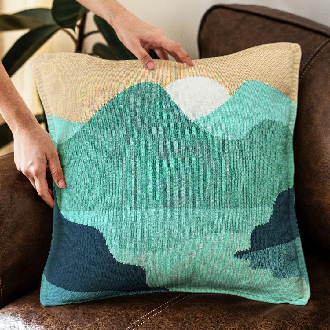 Misty Cove Pillow Cover