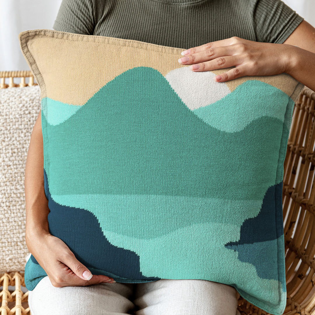 Misty Cove Pillow Cover