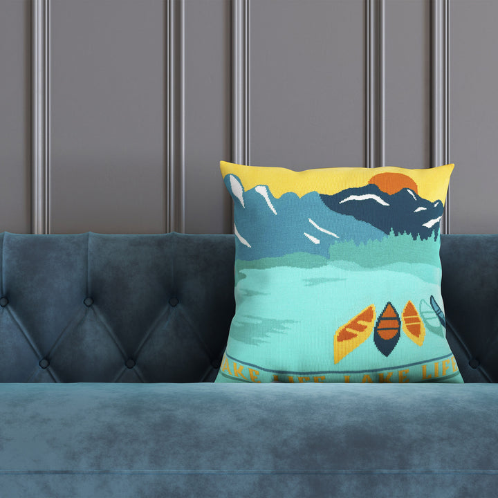 Dawn's Ripples Pillow Cover