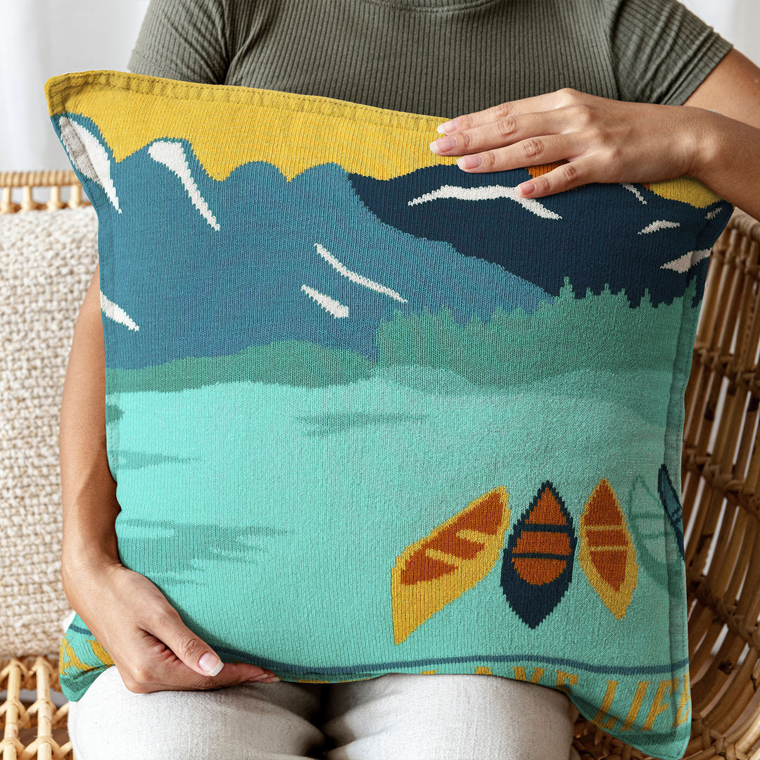 Dawn's Ripples Pillow Cover