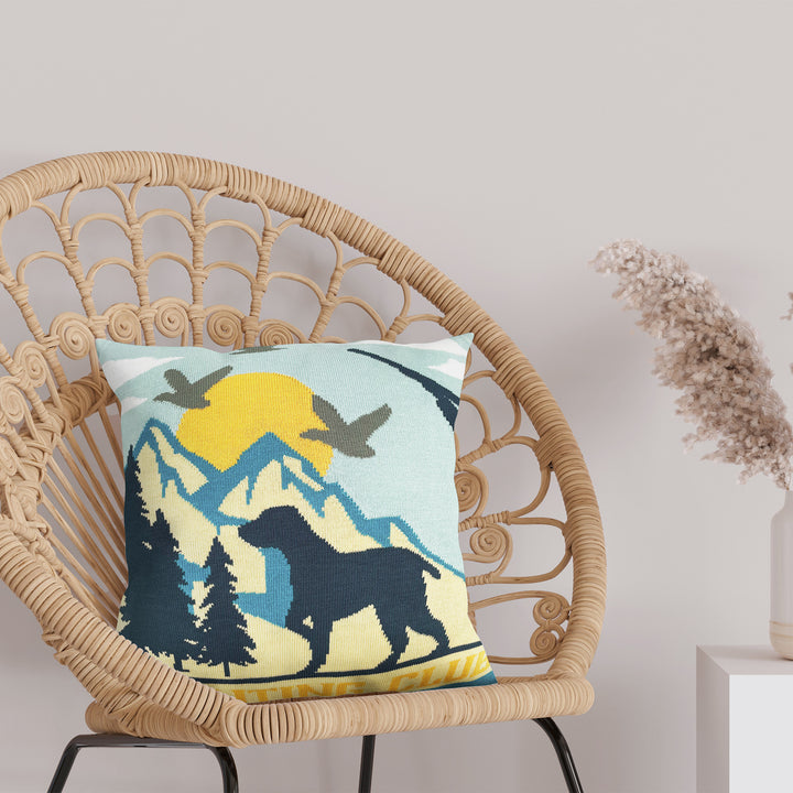 Sunset Sentinel Pillow Cover