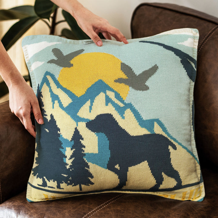 Sunset Sentinel Pillow Cover