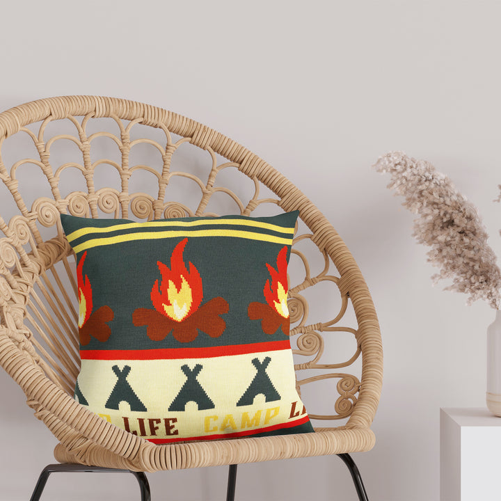 Fireside Nights Pillow Cover