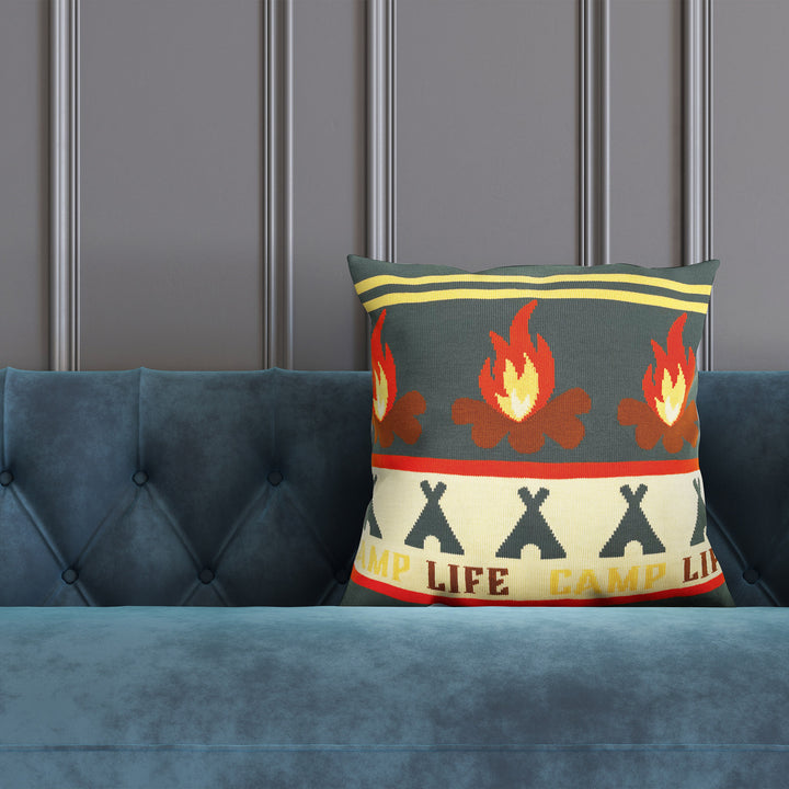 Fireside Nights Pillow Cover