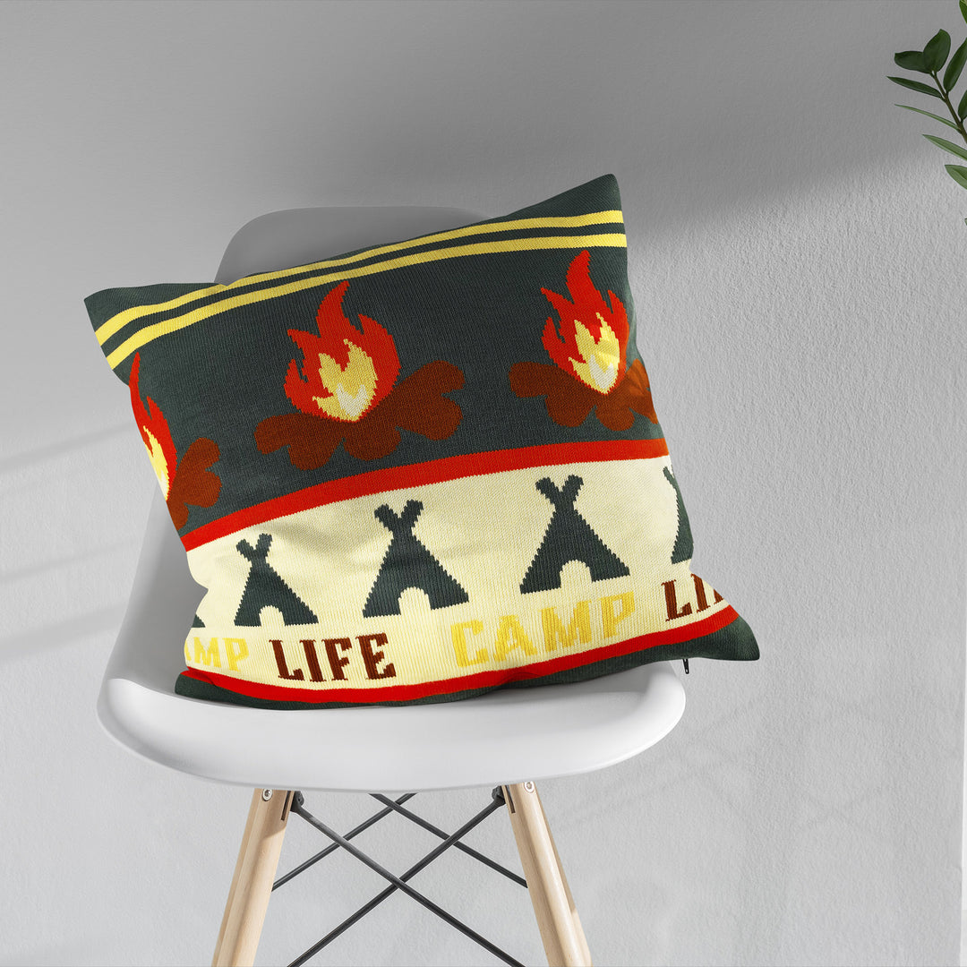 Fireside Nights Pillow Cover