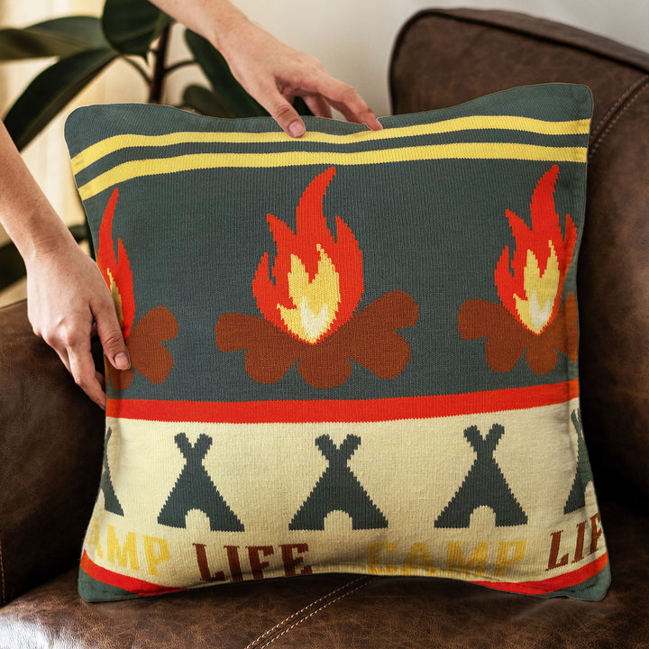 Fireside Nights Pillow Cover