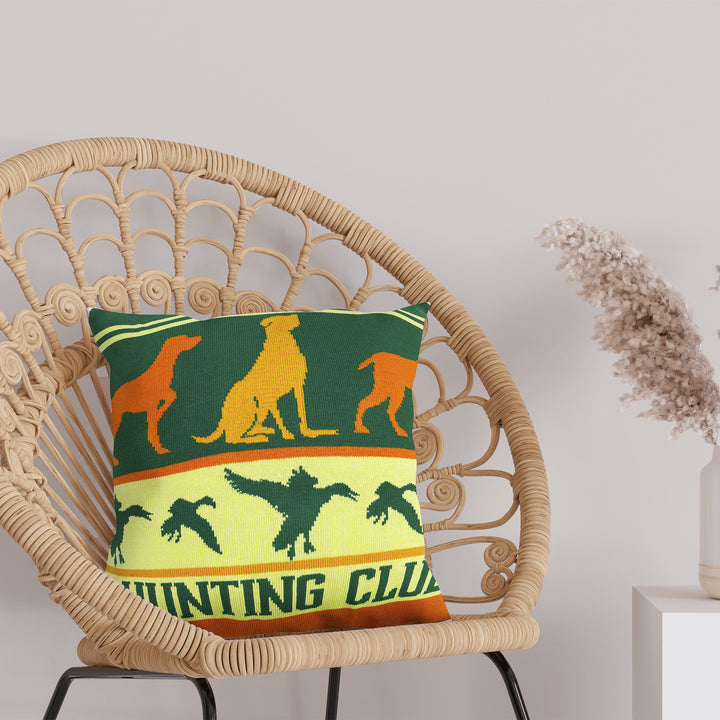 Pinewood Pursuit Hunting Club Pillow Cover