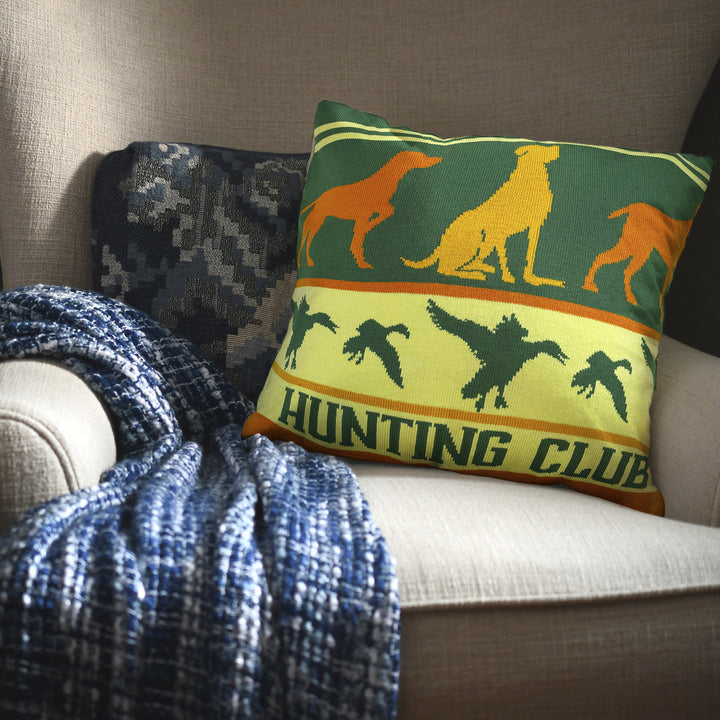 Pinewood Pursuit Hunting Club Pillow Cover