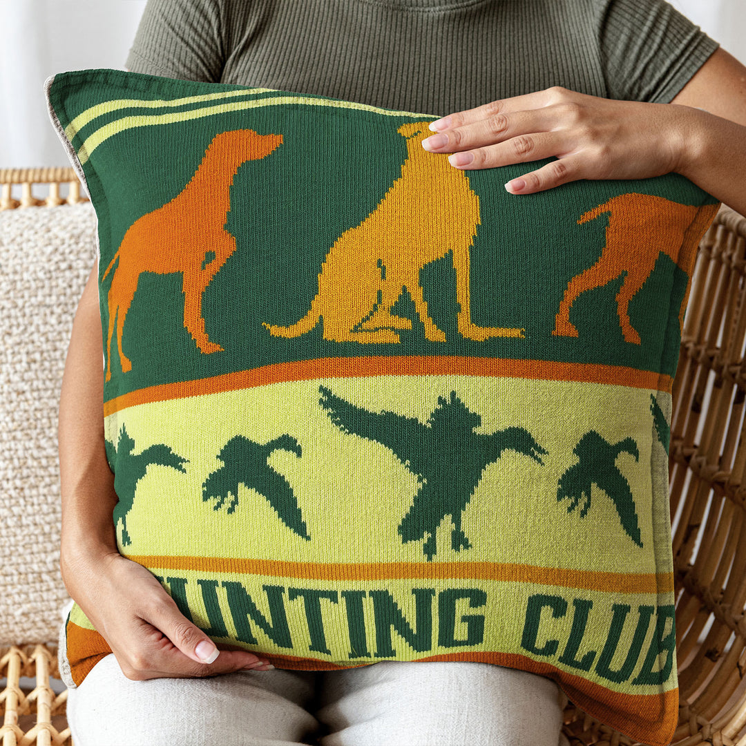 Pinewood Pursuit Hunting Club Pillow Cover