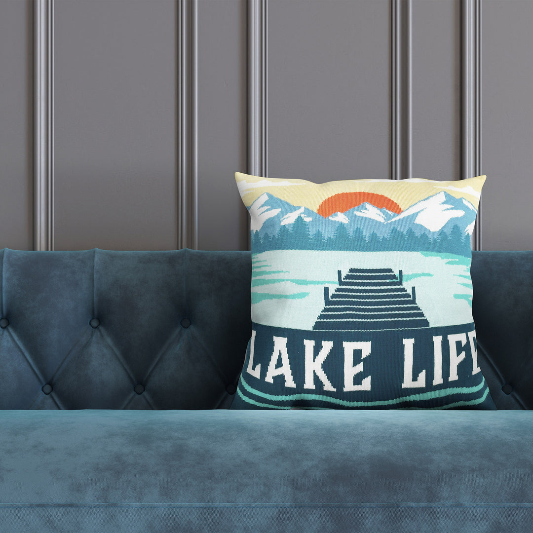 Edge of Tranquility Pillow Cover