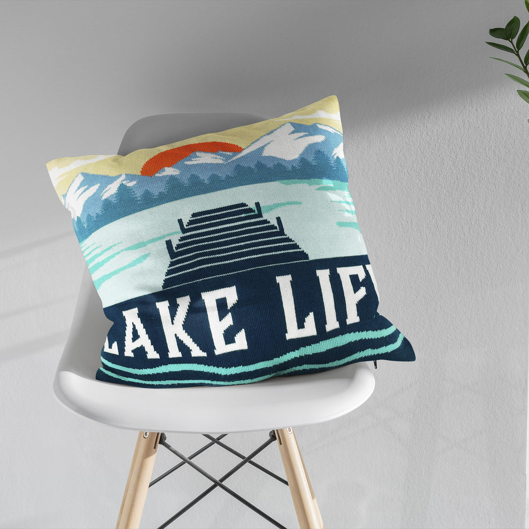 Edge of Tranquility Pillow Cover