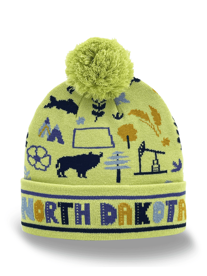 NORTH DAKOTA STATE ICON BEANIE