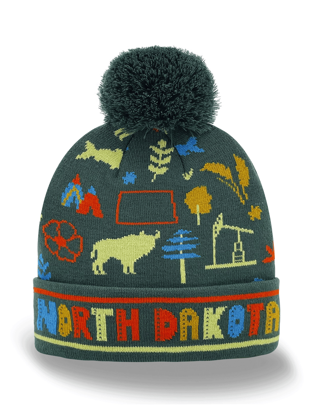 NORTH DAKOTA STATE ICON BEANIE