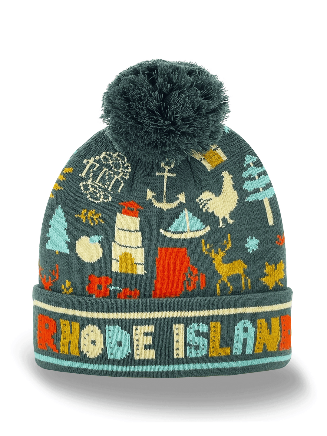 RHODE ISLAND STATE ICON BEANIE