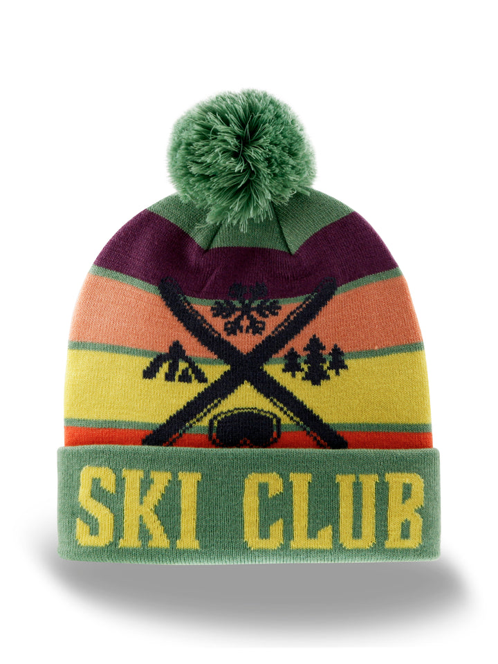 Ski Club PomPom Beanie