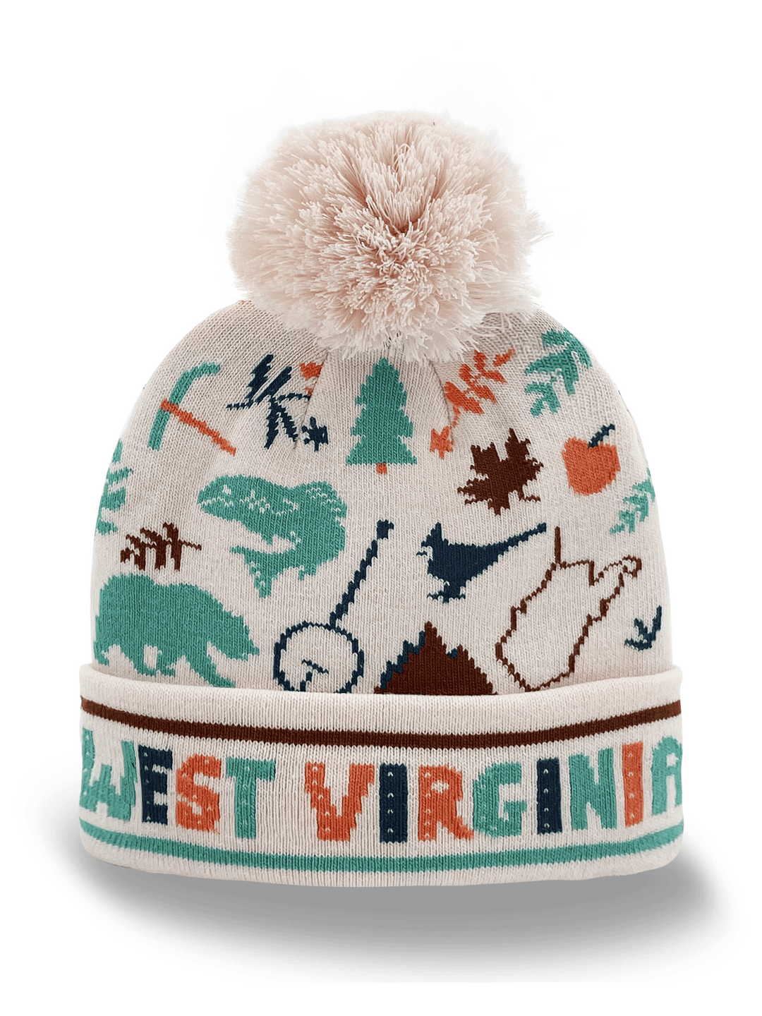 WEST VIRGINIA STATE ICON BEANIE